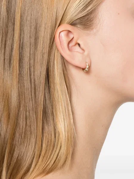 Mini auskarai Lizzie Mandler Fine Jewelry geltona