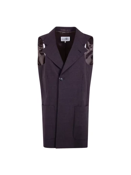 Kamizelka Mm6 Maison Margiela brązowa