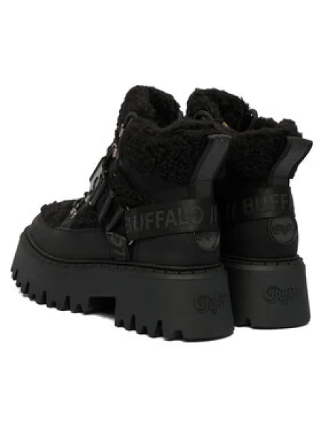 Fűzős félcipő Buffalo fekete