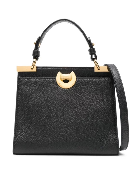 Body Coccinelle din piele negru
