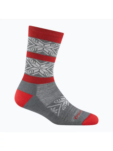 Șosete pentru femei Darn Tough Elsa Crew Lightweight with Cushion gray gri