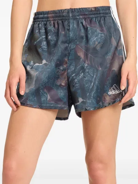 Риза Adidas с връзки на райета с дантела розово