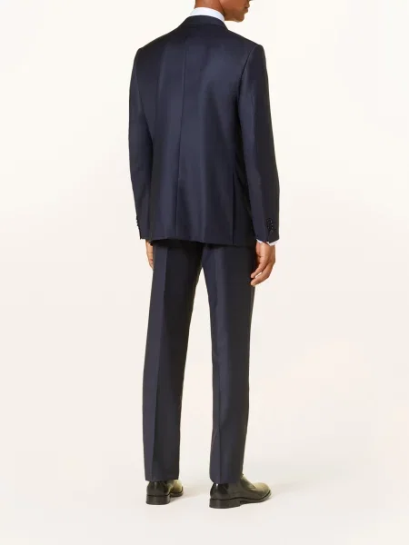 Zegna Sako Milano Slim Fit tmavě modrá