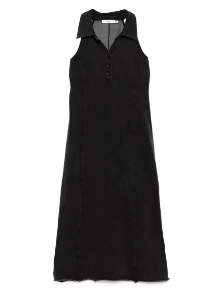 Rochie midi B+ab fără mâneci până la genunchi de costum gri