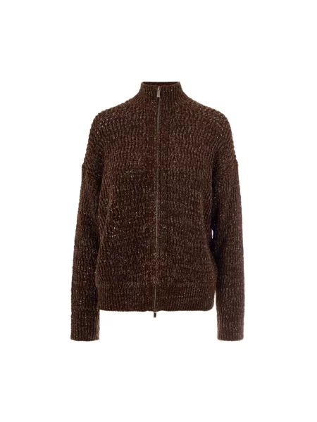 Kardigan Max Mara Studio brązowy