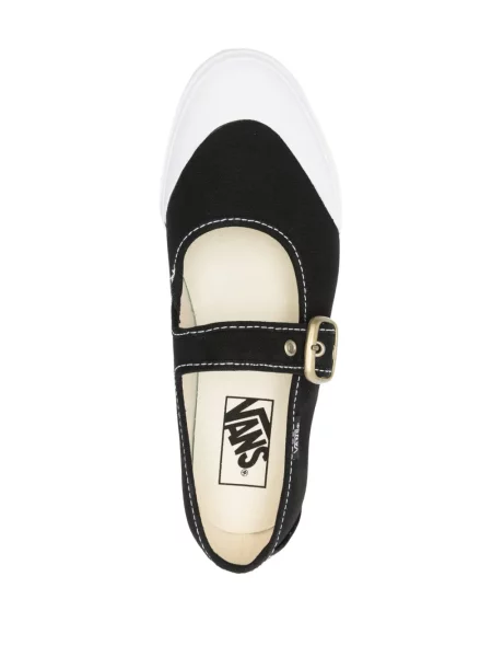 Sneakerși Vans cu cataramă negru