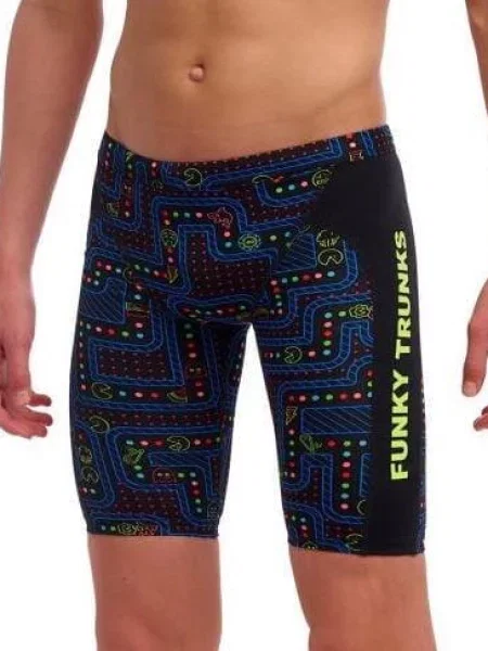 Spodenki FUNKY TRUNKS Chomp Chomp jammery chłopięce czarne