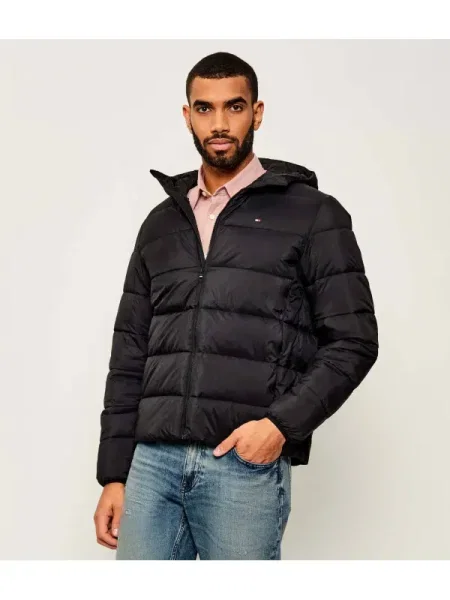 Tommy Hilfiger rövid kabát átmeneti fekete