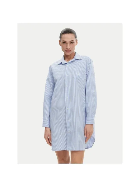 LAUREN RALPH LAUREN Hálóing Relaxed Fit kék