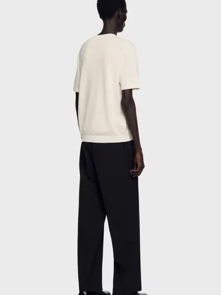 Свитер Sandro белый