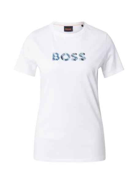 BOSS Tricou C_Elogo alb