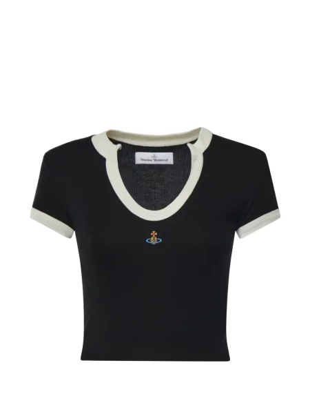 Decupat tricou Vivienne Westwood negru
