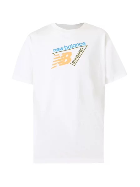 New balance Tricou Classic ecru / deschis / oliv / portocaliu albastru