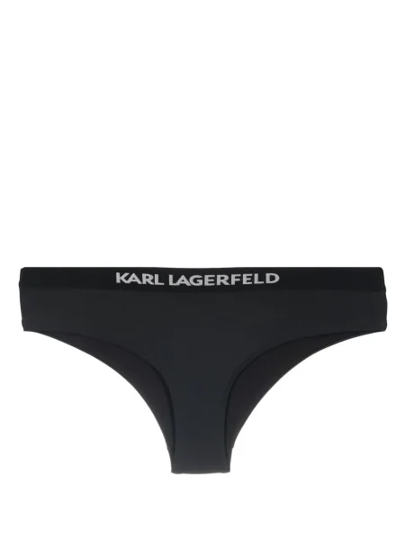 Bikini Karl Lagerfeld cu imagine negru
