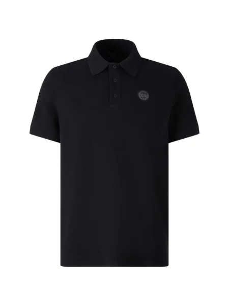 Tricou polo Canada Goose cu autograf negru