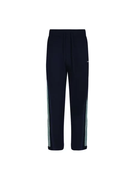 Spodnie Casablanca z logo niebieskie
