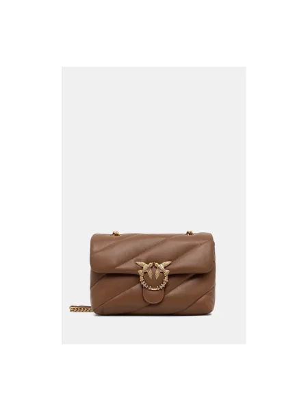 Crossbody kabelka Pinko hnedá