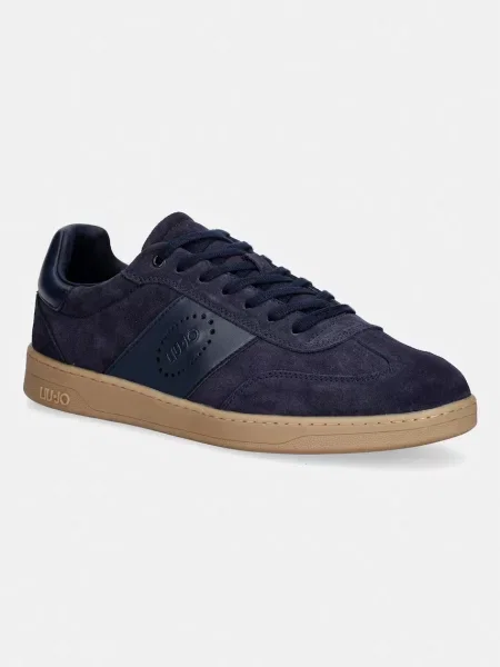 Liu Jo PARKER 01 sneakers pentru bărbați din piele întoarsă albastru