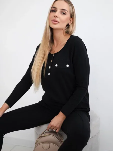 Komplet dresowy Kesi czarny