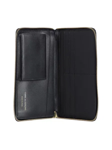 Portfel Comme Des Garcons Wallets z logo czarny
