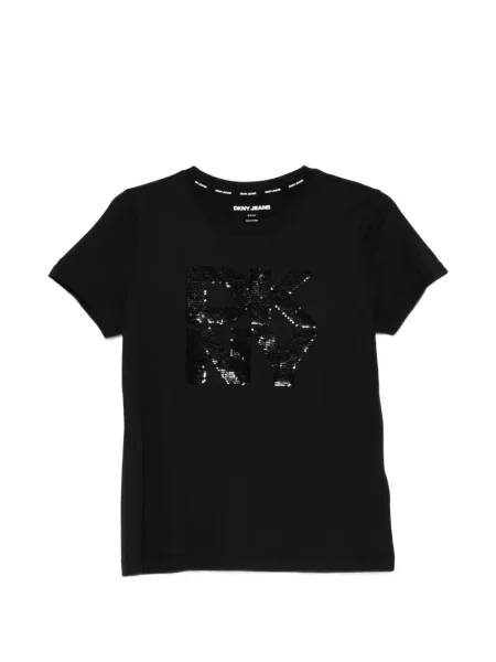 Cămașă Dkny cu paiete negru