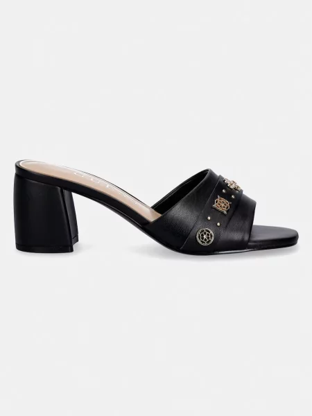 Guess papuci pentru femei GAURI negru