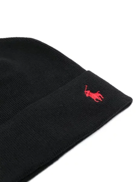 Siuvinėtas iš natūralios odos marškinėliai Polo Ralph Lauren apkarpytas žalia