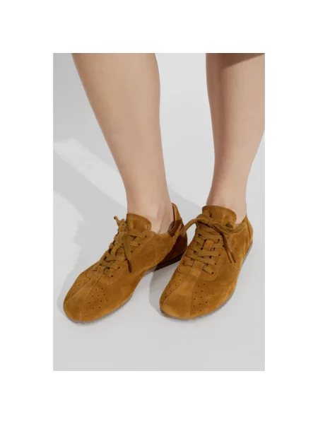 Sneakersy Ami Paris zamszowe brązowe