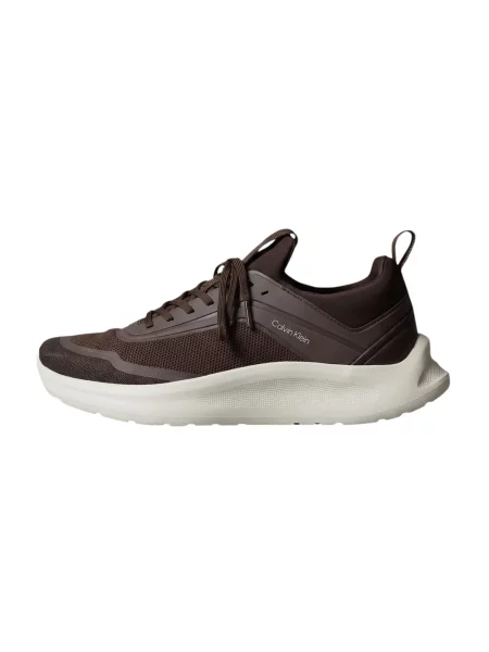 Sneakersy Calvin Klein brązowe
