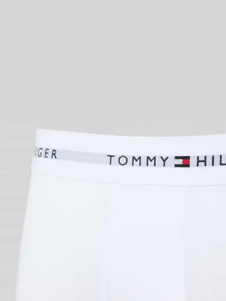 Obcisłe bokserki z mieszanki bawełny w zestawie 3 szt. Tommy Hilfiger białe