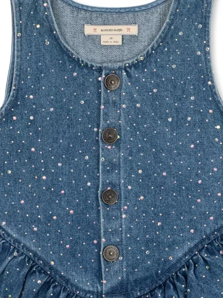 Konges Sløjd farmer ruha ELBA SPARKLE DRESS GOTS kék