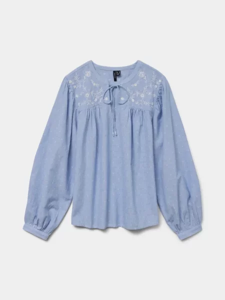 Блуза Vero Moda блакитний
