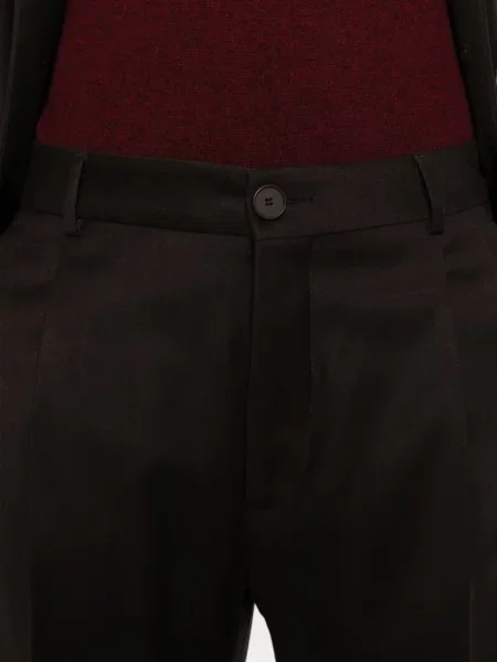 Pantaloni Manuel Ritz plisate maro