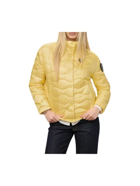 Kurtka puchowa Blauer żółta