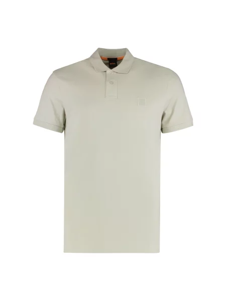 Koszulka polo Boss Orange beżowa