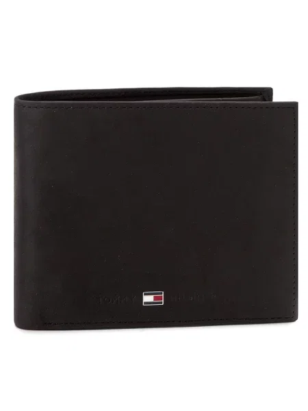 TOMMY HILFIGER Novčanik JOHNSON TRIFOLD' crna