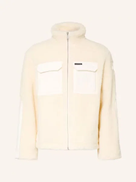 Canada Goose Kurtka Z Futerkiem Teddy Harrier Z Mieszanki Materiałów beige biała