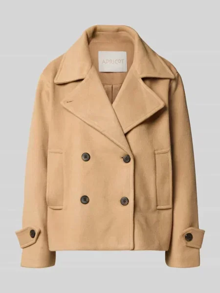 Kurtka z kołnierzem z połami Apricot