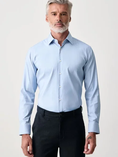 BOSS BLACK Cămașă HANK albastru