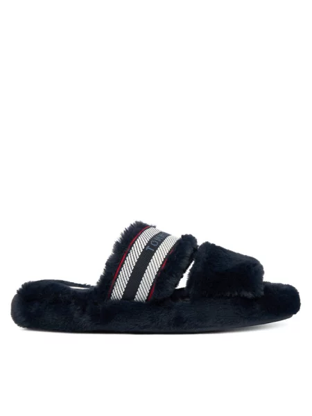 Kapcie Tommy Hilfiger granatowe