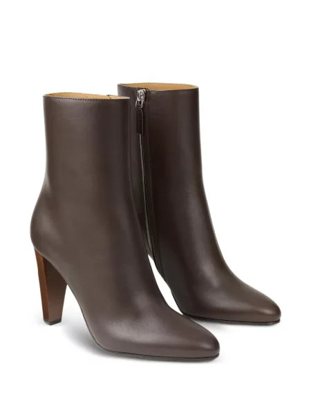 Cizme scurte Ralph Lauren Collection din piele maro