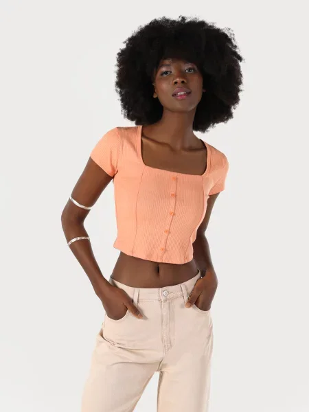 Футболка Colin's оранжевая