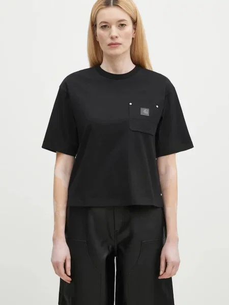 Carhartt WIP tricou din Eldon femei negru