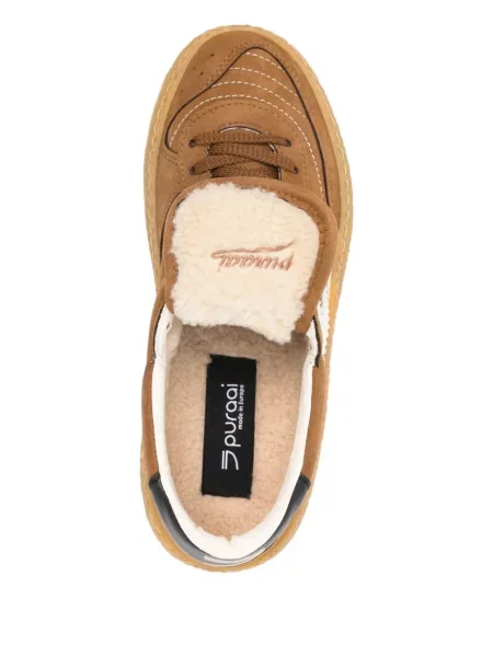Sneakerși Puraai maro