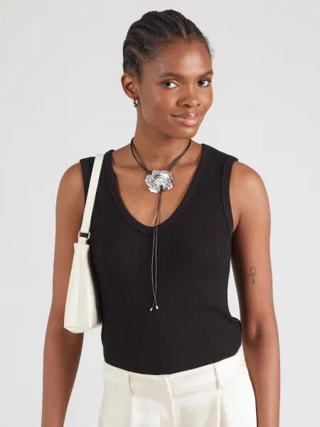 TOPSHOP Top RACHEL' čierna