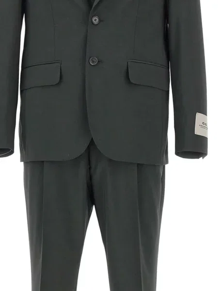 Costum Corneliani cu rever verde