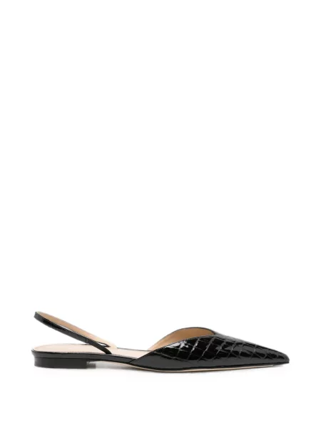 Pantofi cu toc Victoria Beckham slingback negru