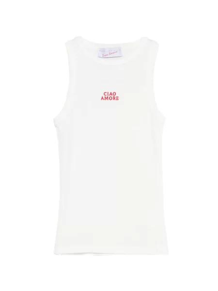Top Giada Benincasa alb