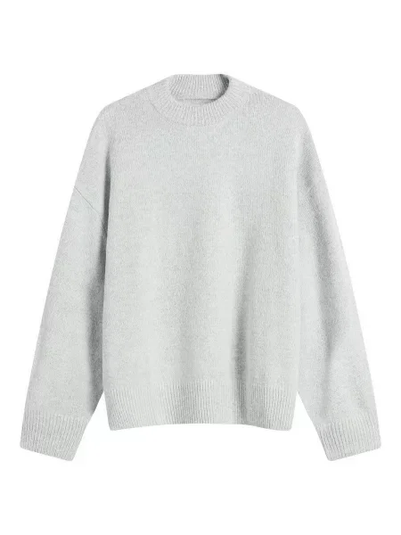 Dzianinowy sweter Mki szary