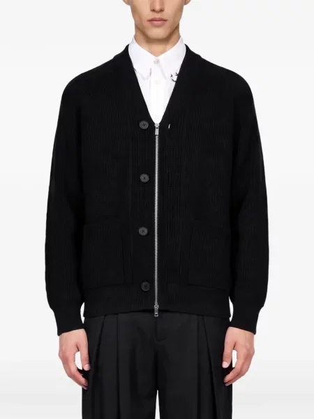 Плетена жилетка Comme Des Garçons Homme черно